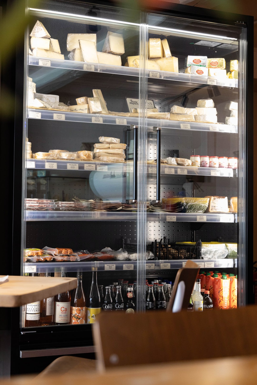 Gourmet food store display