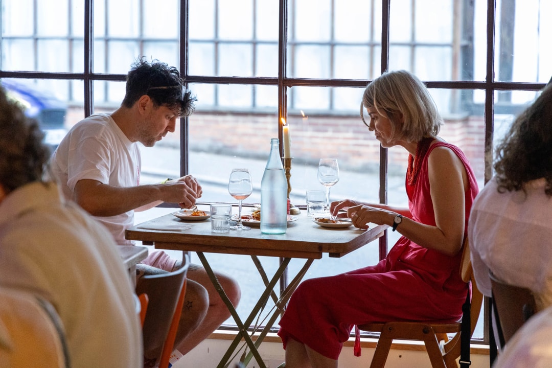 Cozy coffee shop interior